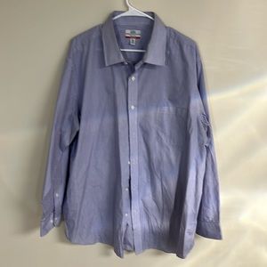 Croft & Barrow Blue Dress Shirt 18.5 34/35